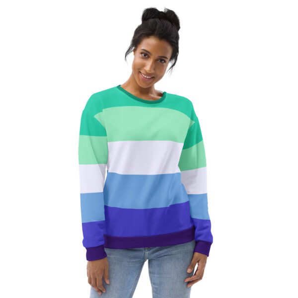 Gay Flag LGBTQ Sweatshirt Unisex Size
