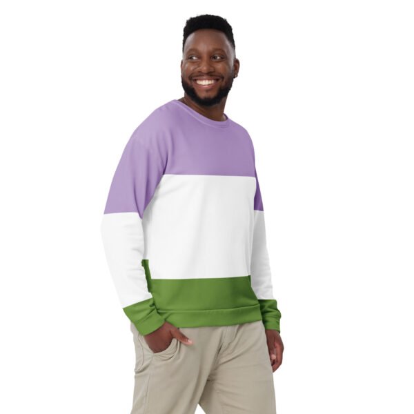 Gender Queer Flag LGBTQ Sweatshirt Unisex Size