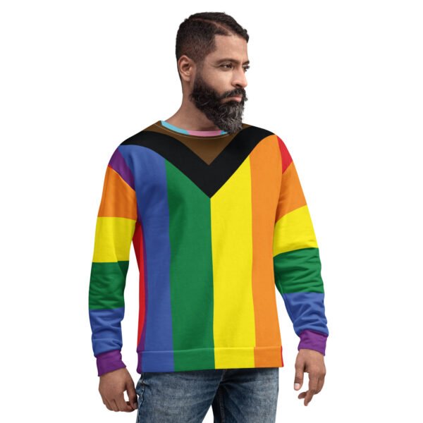 Progress Flag LGBTQ Sweatshirt Unisex Size