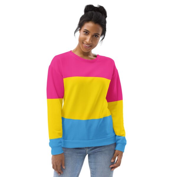 Pansexual Flag LGBTQ Sweatshirt Unisex Size