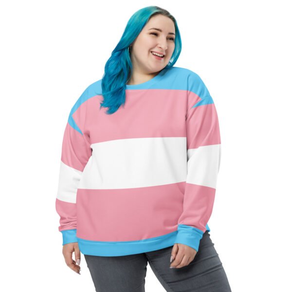 Transgender Flag LGBTQ Sweatshirt Unisex Size
