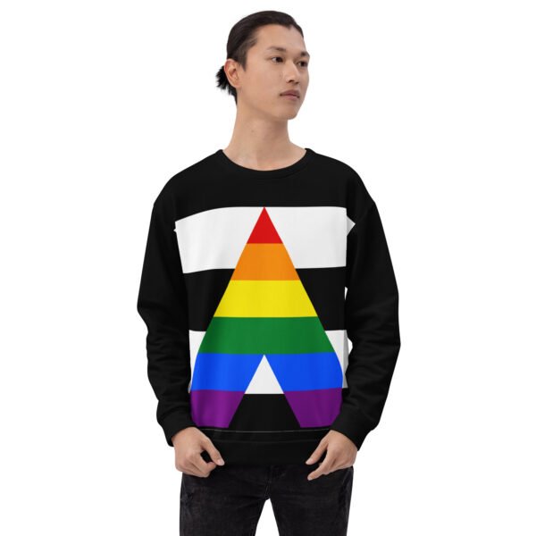Straight Ally Flag LGBTQ Sweatshirt Unisex Size