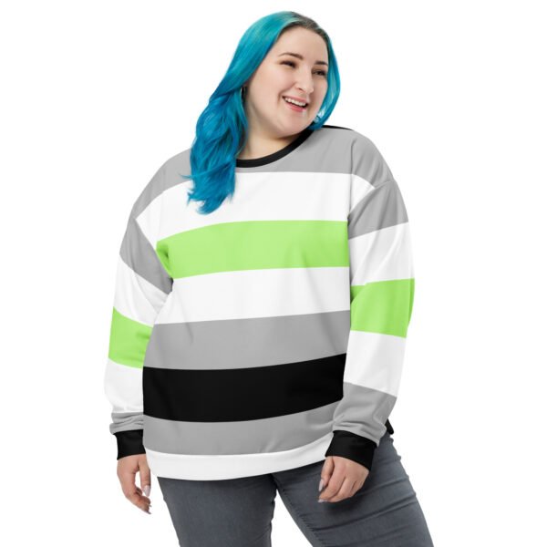 Agender Flag LGBTQ Sweatshirt Unisex Size