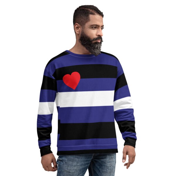 Leather Flag LGBTQ Sweatshirt Unisex Size