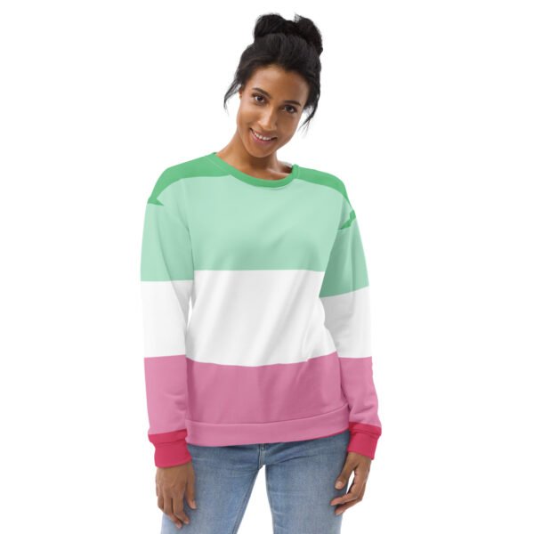 Abrosexual Flag LGBTQ Sweatshirt Unisex Size