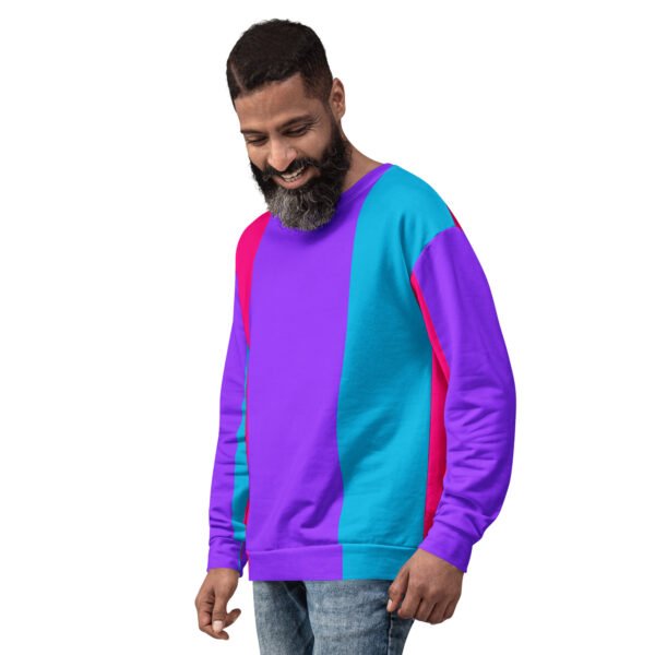 Androgyne Flag LGBTQ Sweatshirt Unisex Size - Image 3