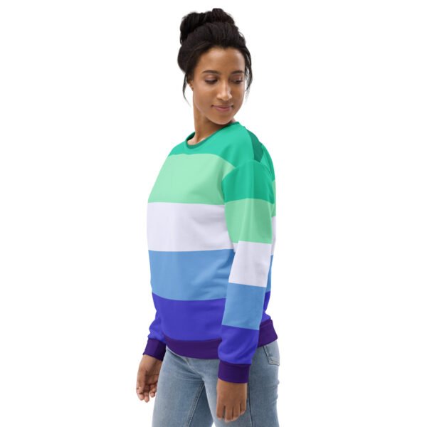 Gay Flag LGBTQ Sweatshirt Unisex Size - Image 3