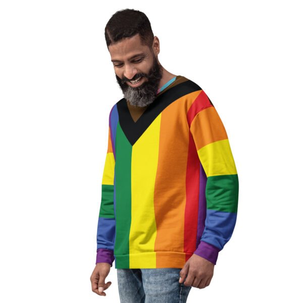 Progress Flag LGBTQ Sweatshirt Unisex Size - Image 3