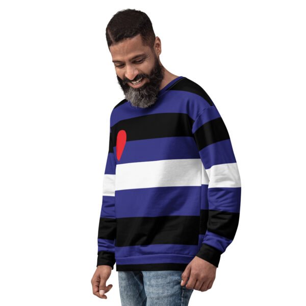 Leather Flag LGBTQ Sweatshirt Unisex Size - Image 3