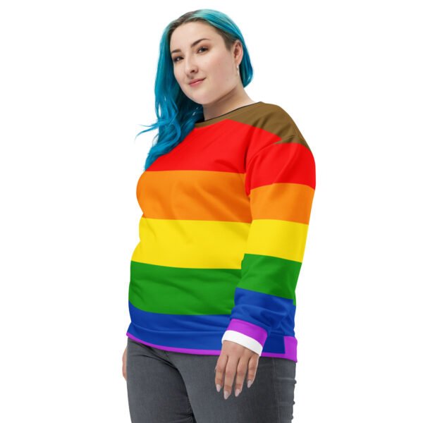 Philadelphia Flag LGBTQ Sweatshirt Unisex Size - Image 3