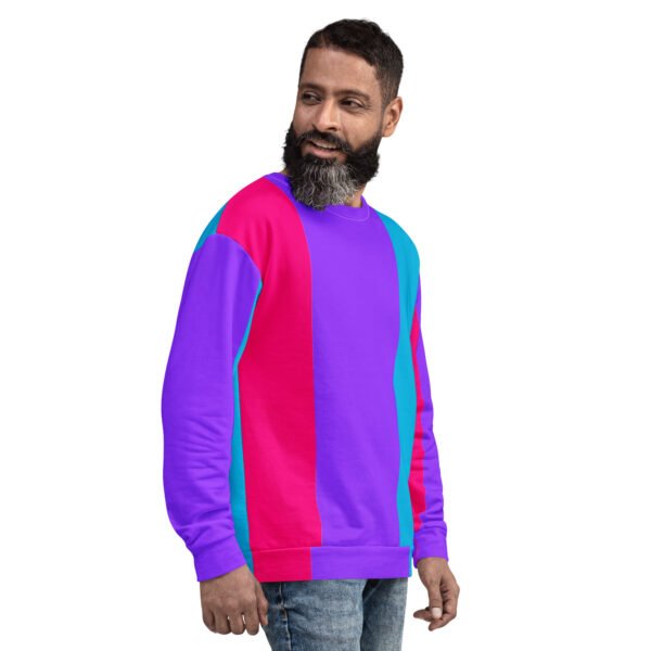 Androgyne Flag LGBTQ Sweatshirt Unisex Size - Image 4