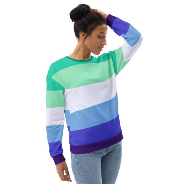 Gay Flag LGBTQ Sweatshirt Unisex Size - Image 4