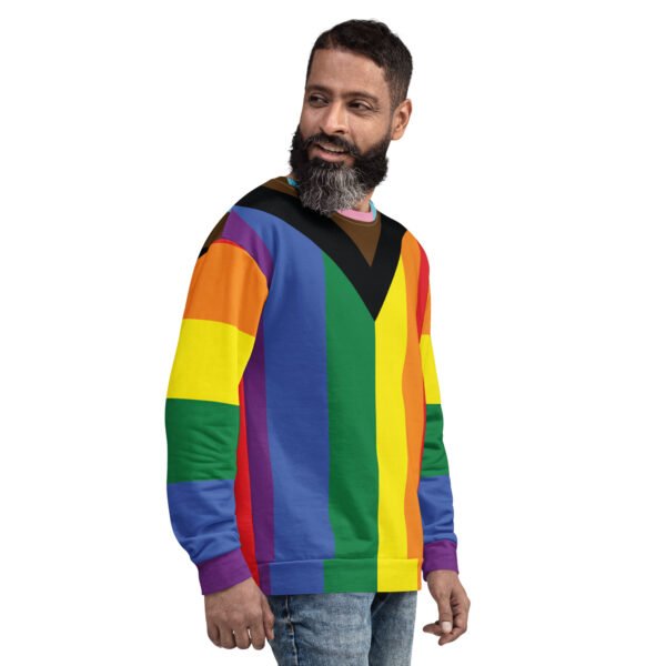 Progress Flag LGBTQ Sweatshirt Unisex Size - Image 4