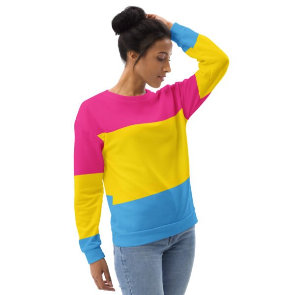 Pansexual Flag LGBTQ Sweatshirt Unisex Size - Image 4