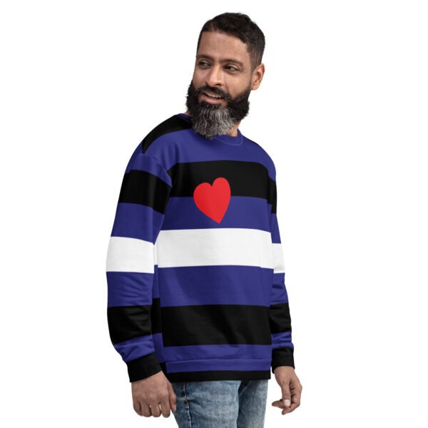 Leather Flag LGBTQ Sweatshirt Unisex Size - Image 4