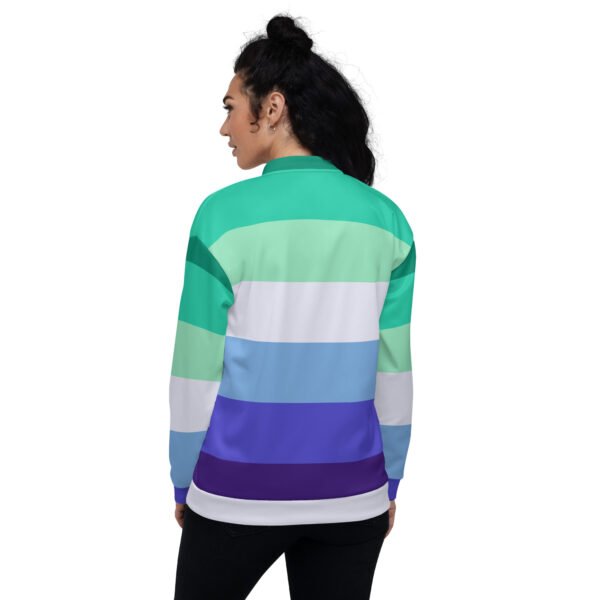 LGBTQ Pride FLags Unisex Bomber Jacket, Gay Pride Flag - Image 2
