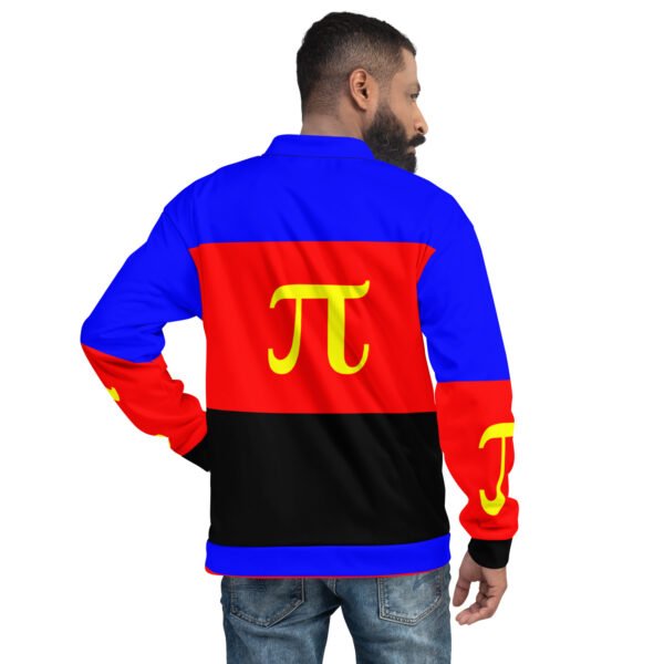 LGBTQ Pride FLags Unisex Bomber Jacket, Polyamory Pride Flag - Image 2