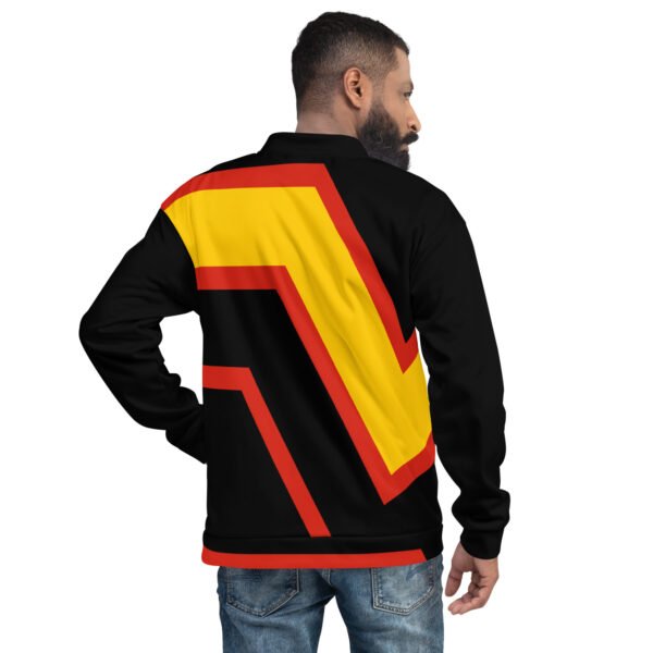 LGBTQ Pride FLags Unisex Bomber Jacket, Rubber Pride Flag - Image 2