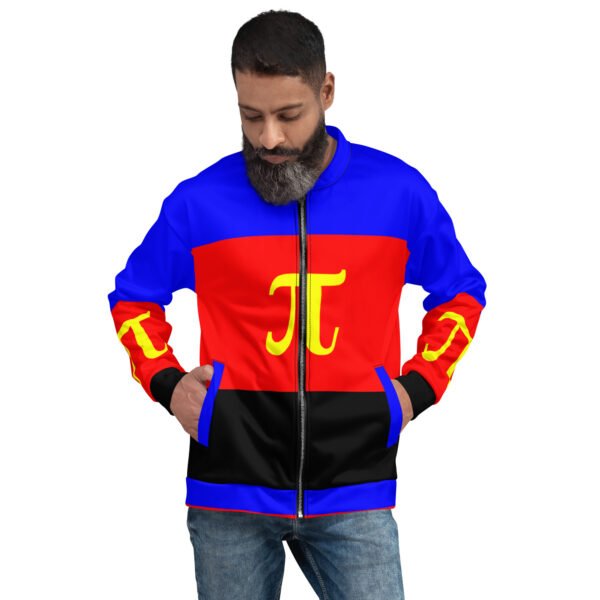 LGBTQ Pride FLags Unisex Bomber Jacket, Polyamory Pride Flag
