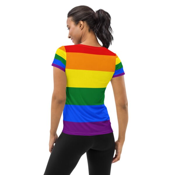 Rainbow  Pride Flag LGBTQ T-Shirt Women’s Size - Image 2
