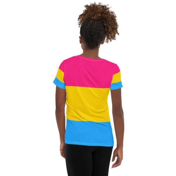 Pansexual Flag LGBTQ T-Shirt Women’s Size - Image 2