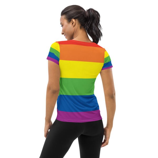 LGBTQ+Progress Flag LGBTQ T-Shirt Women’s Size - Image 2