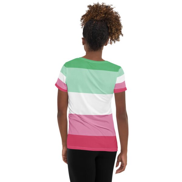 Abrosexual Flag LGBTQ T-Shirt Women’s Size - Image 2