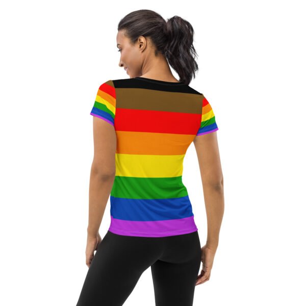Philadelphia Flag LGBTQ T-Shirt Women’s Size - Image 2