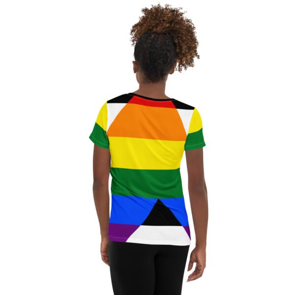 Straight Ally Flag LGBTQ T-Shirt Women’s Size - Image 3