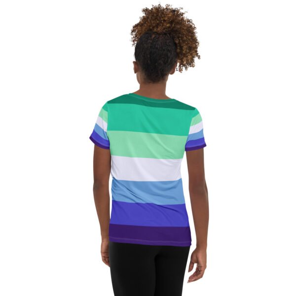Gay Flag LGBTQ T-Shirt Women’s Size - Image 3