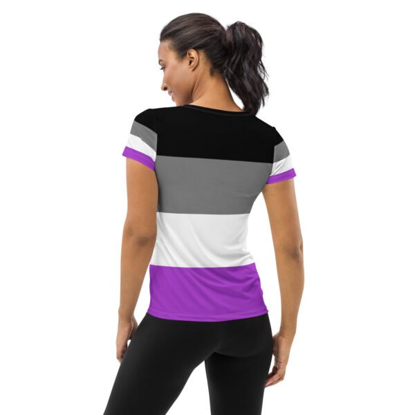 Asexual Flag LGBTQ T-Shirt Women’s Size - Image 3