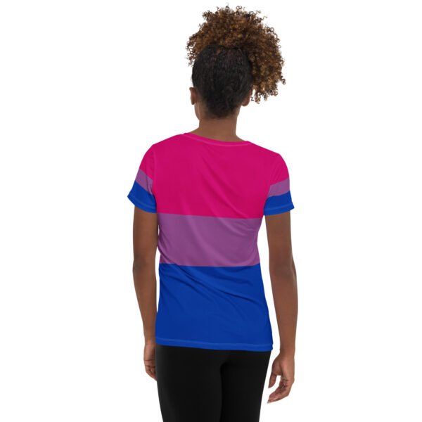 Bisexual Flag LGBTQ T-Shirt Women’s Size - Image 3