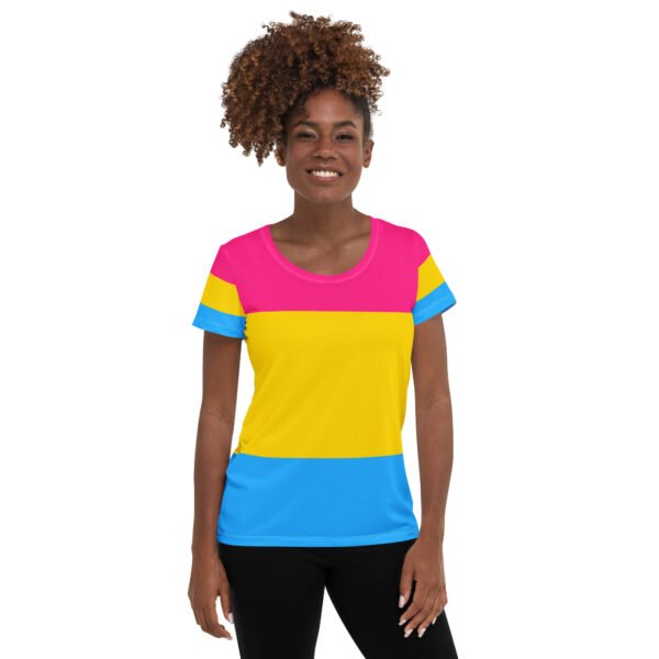 Pansexual Flag LGBTQ T-Shirt Women’s Size