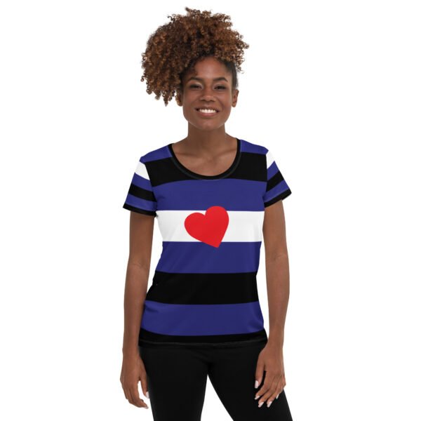 Leather Flag LGBTQ T-Shirt Women’s Size