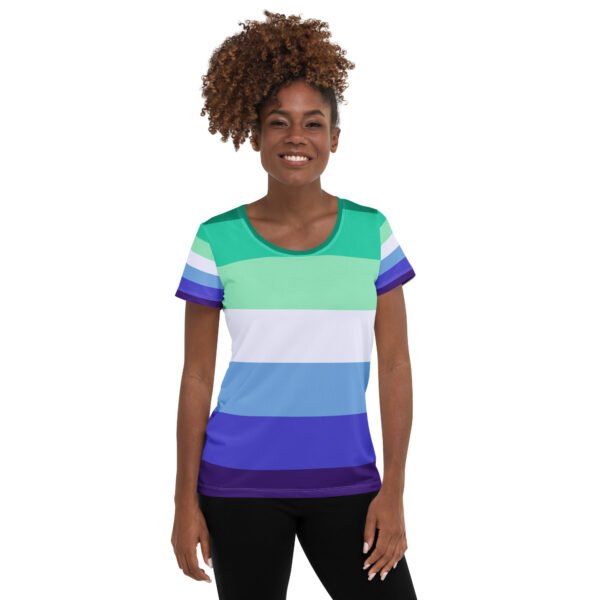 Gay Flag LGBTQ T-Shirt Women’s Size - Image 2