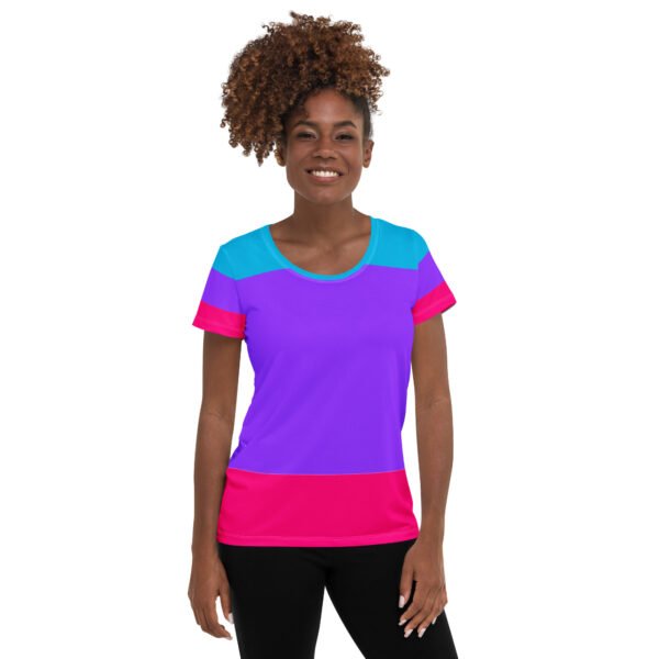 Androgyne Flag LGBTQ T-Shirt Women’s Size - Image 2