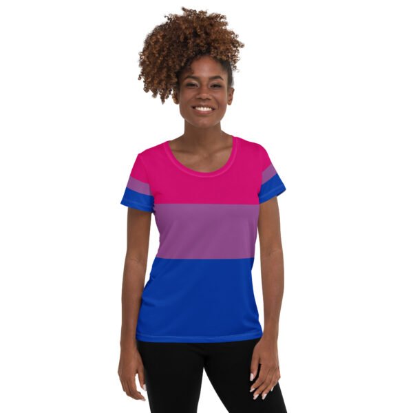 Bisexual Flag LGBTQ T-Shirt Women’s Size - Image 2