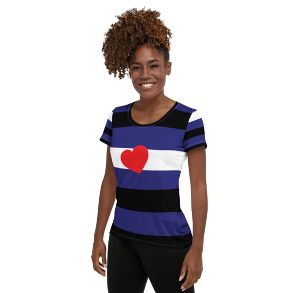 Leather Flag LGBTQ T-Shirt Women’s Size - Image 3