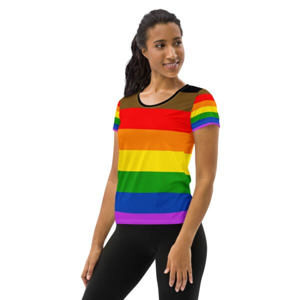 Philadelphia Flag LGBTQ T-Shirt Women’s Size - Image 3