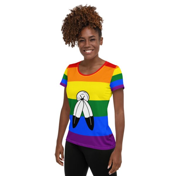 Two Spirit Flag LGBTQ T-Shirt Women’s Size - Image 4