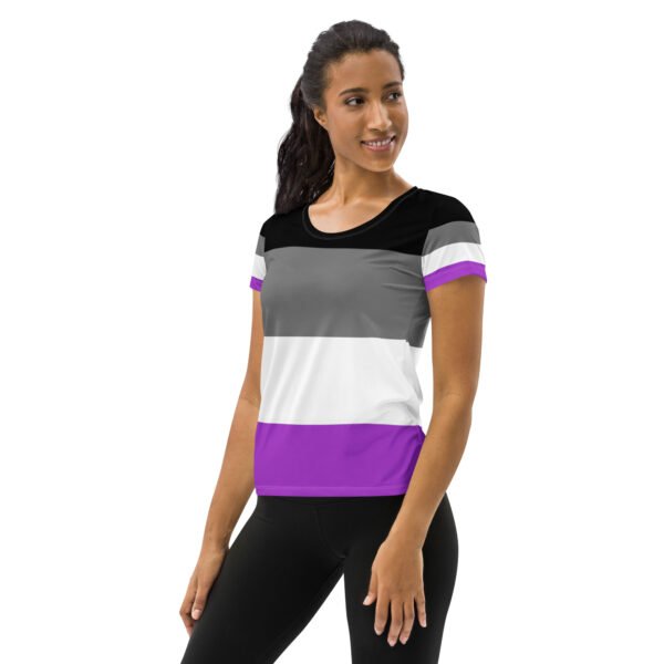 Asexual Flag LGBTQ T-Shirt Women’s Size