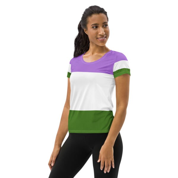 Gender Queer Flag LGBTQ T-Shirt Women’s Size - Image 4