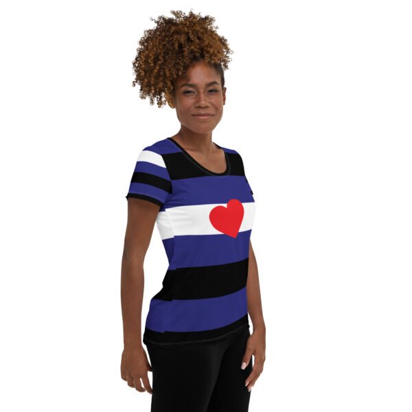 Leather Flag LGBTQ T-Shirt Women’s Size - Image 4