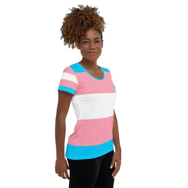 Transgender Flag LGBTQ T-Shirt Women’s Size - Image 5