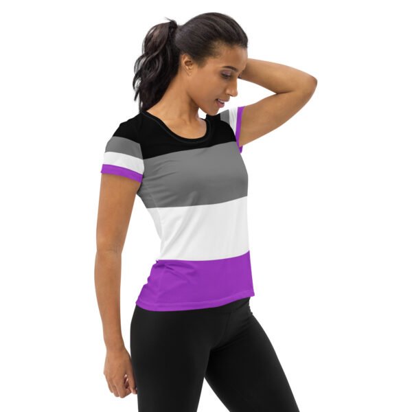 Asexual Flag LGBTQ T-Shirt Women’s Size - Image 5