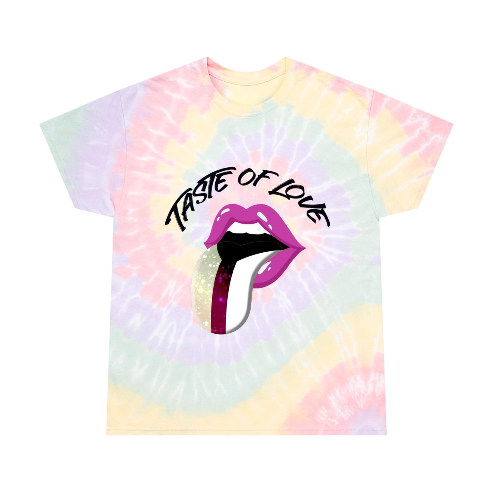 Demisexual Flag Tie-Dye Spiral T-Shirt Valentines Day Unisex Size - Taste Of Love
